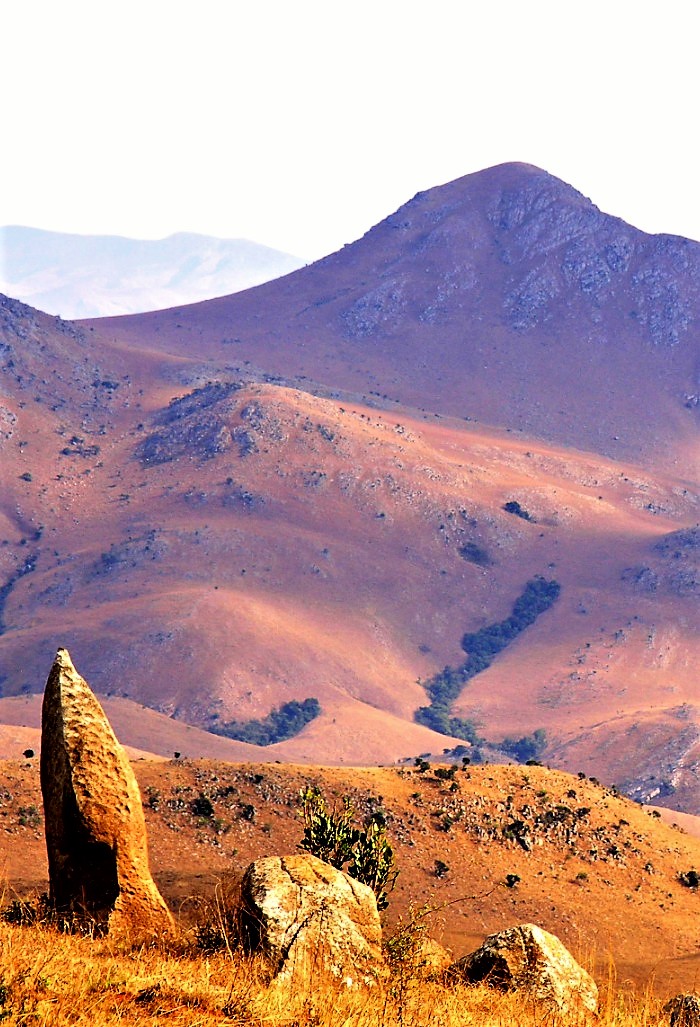 view of the mountains